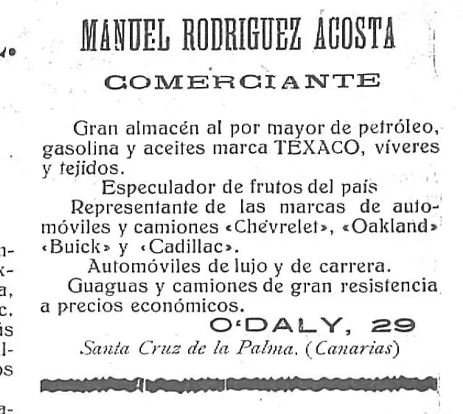 Publicidad Santa Cruz de La Palma.